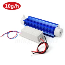 7G Ozone Generator Quartz Tube Air Purifier Water Treatment + Power Supply 110V