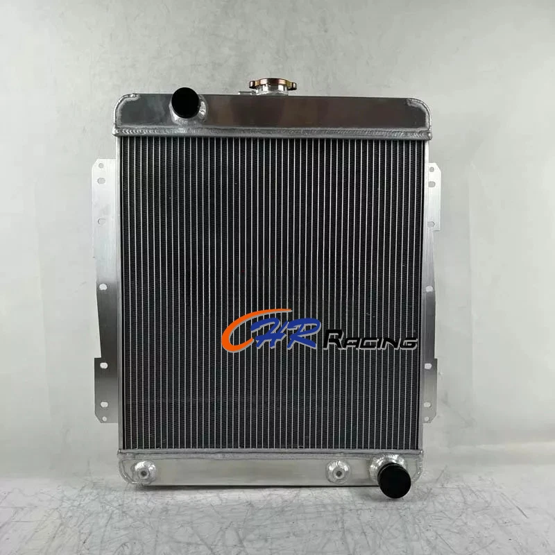 Radiador de aluminio de 3 filas para Chevrolet Impala 1958/Bel Air/Motor V8 Biscayne Foto 2 de 4