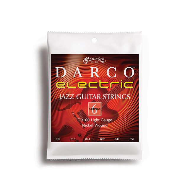2 Sets Martin Darco D9100 Light Gauge Jazz Electric Guitar Strings 12