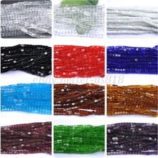 Cube Square Czech GLASS Crystal Beads Loose Beads Jewelry 4MM 6MM 8MM