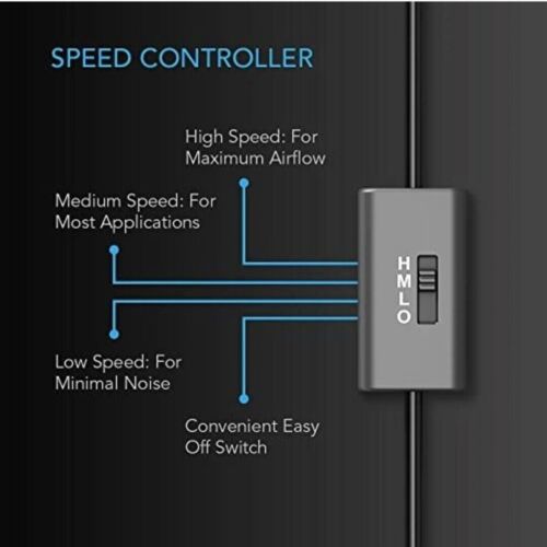 Ac Infinity Multifan S2, Quiet 120Mm Usb Blower Fan With Speed Control - Picture 3 of 6