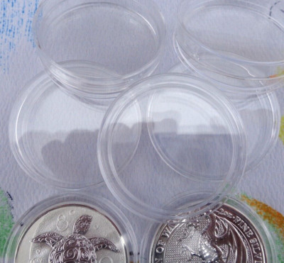 TWENTY - H39-2 double thick capsule fits Tudor Beast coins & 2 oz.Intaglio Mint