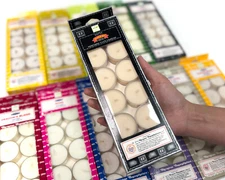 Satya T-Lite Candles, 12 Pack Scented TeaLight Candle: Choose from 12 Scents!