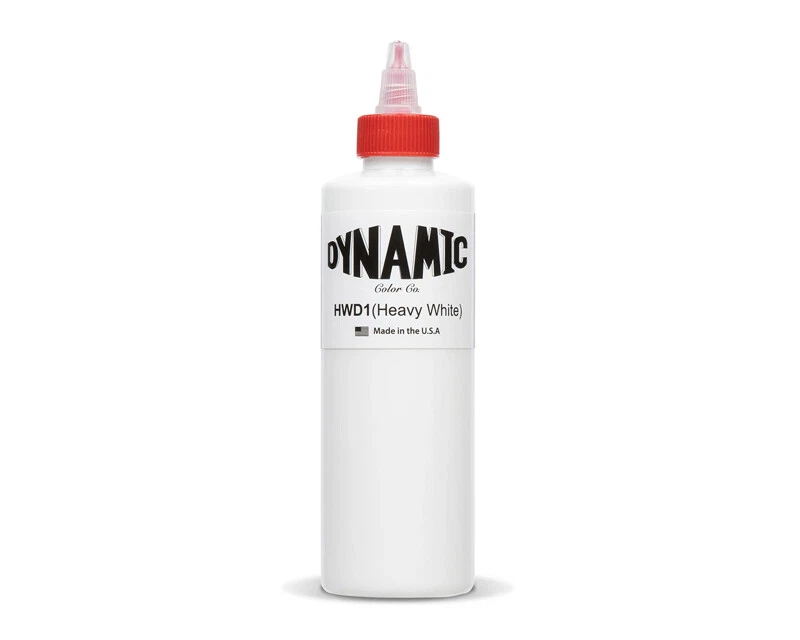 DYNAMIC Color HEAVY WHITE Tattoo Ink Lining Shading Bright Paint Shop Art Supply