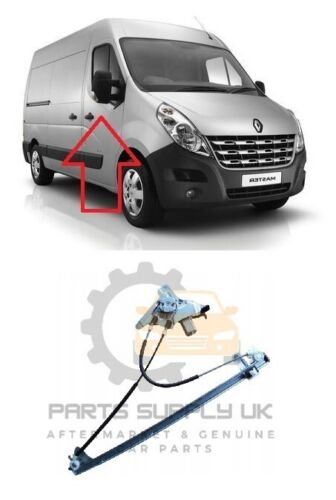 NEW FOR RENAULT MASTER 10-14 FRONT WINDOW REGULATOR WITH MOTOR RIGHT O/S - Picture 1 of 3