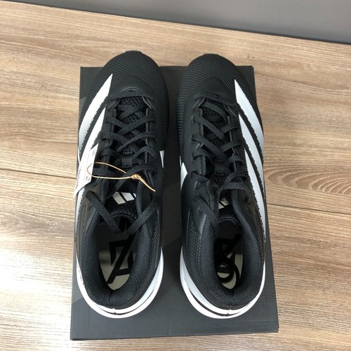 Adidas Adizero Impact.2 Molded Football Cleats Mid Black IF5102 Mens Size 11 NEW - Picture 8 of 13