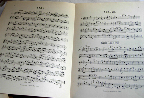 Morceaux Celebres de Arcangelo Corelli Collect.Litolff Piano & Violin (vln part) - Picture 4 of 4