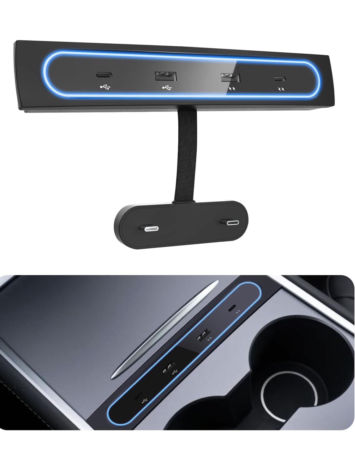 2021–2023 Tesla Multi-Port USB Fast Charger  
