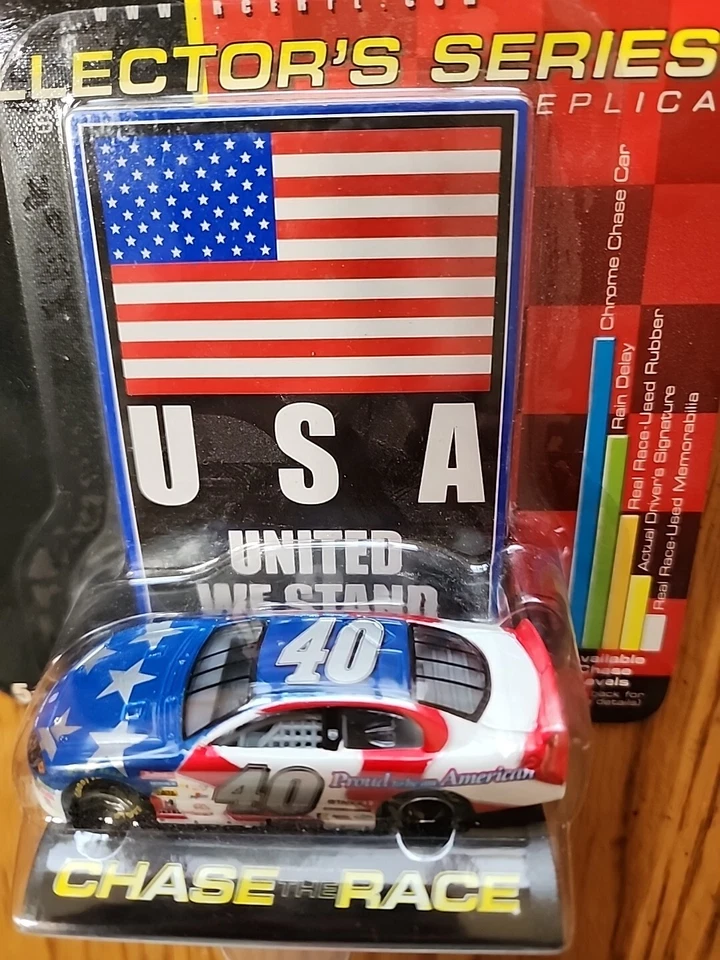 Coche y tarjeta Dodge Racing Champions STERLING MARLIN # 40USA United We Stand 1:64 Foto 3 de 4