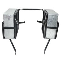 Passt FüR Royal Enfield UCE GepäCkträGer Set Mit Koffer Box S2U