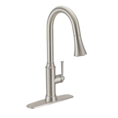 #ad #ad PROFLO PFXC5811ZBN Hopkins Single Hole Pull Down Kitchen Faucet Brushed Nickel $120.73
