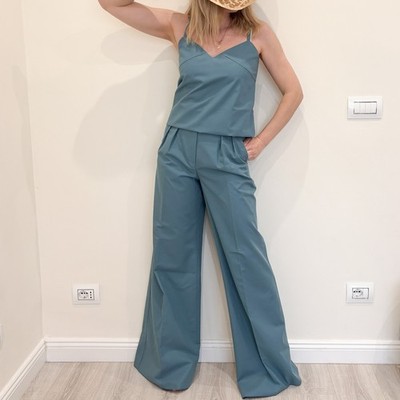 Max Mara Trägertop und Hose mit weitem Bein