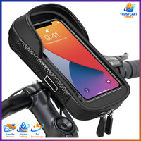 Handyhalterung Wasserdicht 360° Drehbar FüR Fahrrad Lenkertasche 7 Zoll