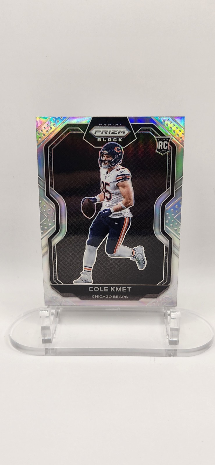 Cole Kmet Panini Chronicles Prizm Black #PB17 Silver