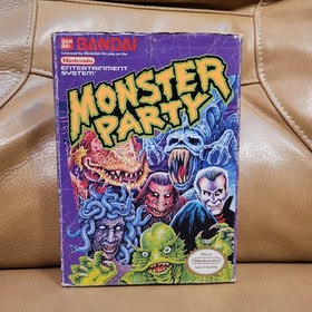 Monster Party Nintendo NES Complete in Box CIB