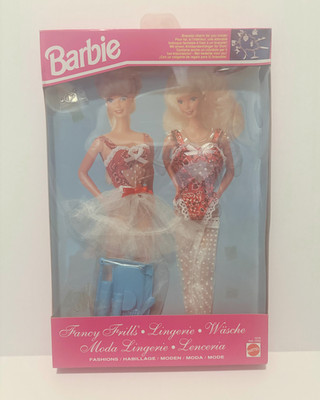 Vintage 1993 Barbie Fancy Frills Lingerie Fashions Clothing Set 10759 HTF