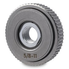 Yakamoz 5/8"-11 Grinder Nut, Quick Release Angle Flange Nut Sliver