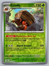 Pokemon TCG SV10: Destined Rivals Crustle 012/182 Reverse Holo