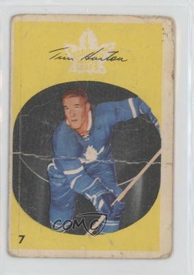 1962-63 Parkhurst Tim Horton #7 HOF 0sc3