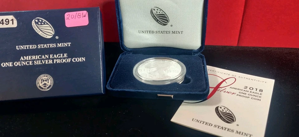 2018-US Mint Silver PROOF Coin in OGP - Image 2 of 4