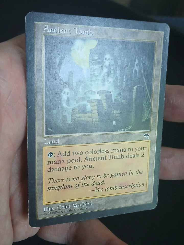 MTG Magic the Gathering Ancient Tomb Tempest MP - Image 4 of 4