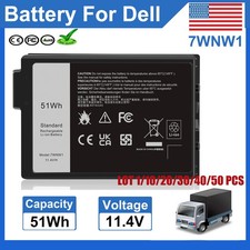   LOT 7WNW1 BATTERY FOR DELL Latitude 5420 5424 7424 RUGGED Series P85G P85G001