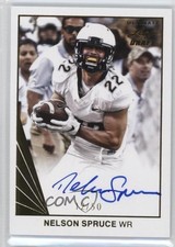 2016 Leaf Ultimate Draft 1990 Gold 12/50 Nelson Spruce #BA-NS2 Auto 0f8