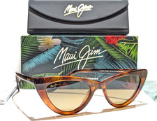 NEW Maui Jim Lychee Cat Eye Tortoise Polarized HCL Bronze Lens Sunglass HS891-10