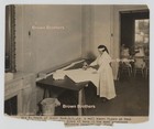 Vintage 1910s Red Cross War Effort Mrs Wm Pratt Using Bandage Cutter Photo — photo 1