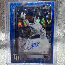 2025 Topps Chrome Rookie Auto Eric Orze Blue RayWave  Autograph #’d /150 #RA-EO