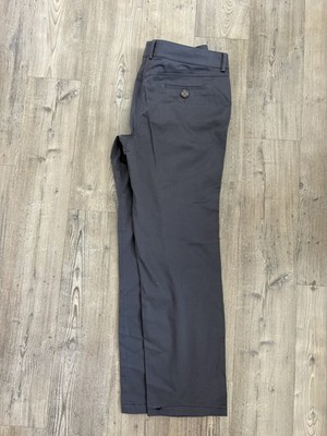 Burberry London Women s Brown Cotton Twill Chino Pants Straight Leg Mid Rise Zip