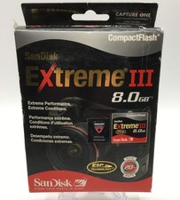 SanDisk 8 GB Extreme III CompactFlash Card SDCFX3-8192-902 