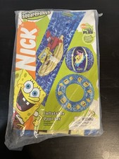 SpongeBob SquarePants Inflatable Pool Set Beach Ball, Swim Ring  Raft 2005 New