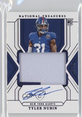 2024 National Treasures Purple 48/49 Tyler Nubin RPA Rookie Patch Auto RC 3hd