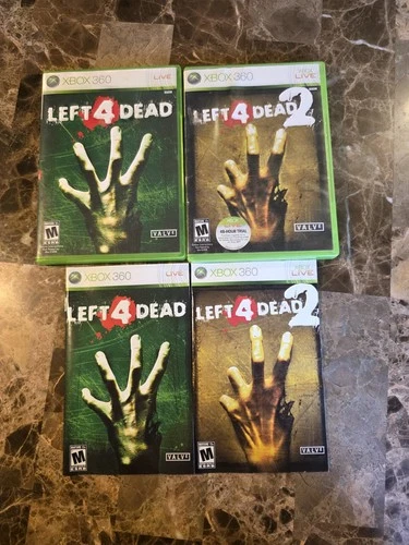 Microsoft Xbox 360 Left 4 Dead 1 and 2 Bundle Lot *Complete *Tested*