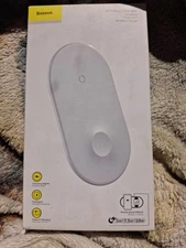 Baseus BSWC-P19 2-in-1 Wireless Charger for iPhone & Apple Watch, Fast Charging