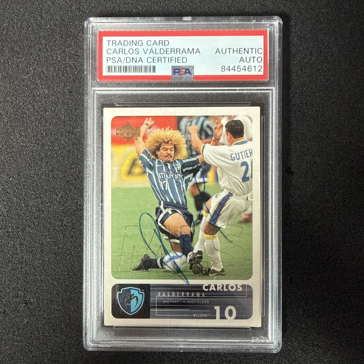 Carlos Valderrama Soccer Autographed Sports Trading Cards
