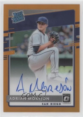 2020 Panini Donruss Optic Orange Prizm 38/99 Adrian Morejon #RRS-AM Auto RC 0w7
