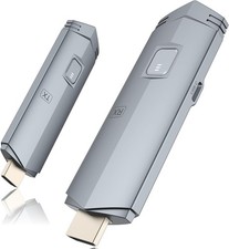 Wireless HDMI Transmitter and Receiver, HDMI Wireless Extender Portable 4k Plug
