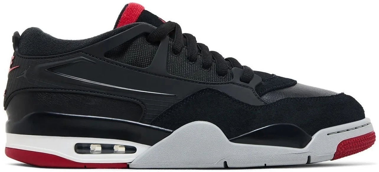 Jordan 4 Retro Bred Black/Fire Red Cement 2019 for Sale 