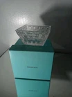 Tiffany & Co Crystal Weave Nut Bowl 4"×4"×2"