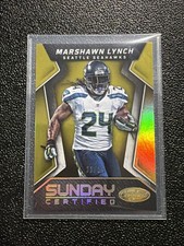 2016 Panini Certified - Sunday Certified Marshawn Lynch #13 Mirror Gold /25