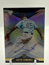 Sixto Sanchez 2021 Chronicles Titanium Auto #12 Miami Marlins RC Rookie