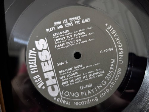 John Lee Hooker ‎– Plays & Sings The Blues 1961 Chess 1454 OG Mono VG+! - Bild 2 von 3