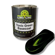 LiME LiNE Toxic Green Fade Shadow Line Basecoat -  Metallic Paint - 1 Pint