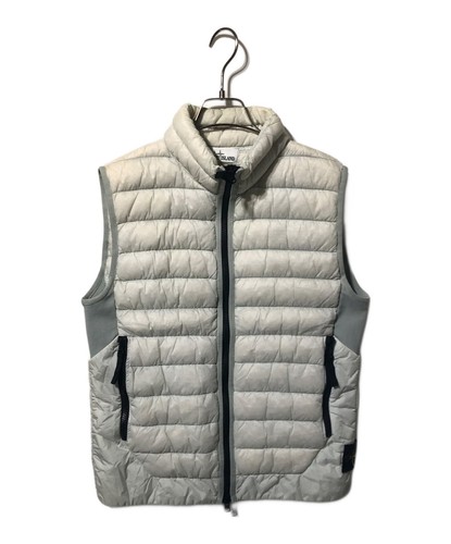 STONE ISLAND GARMENT DYED MICRO YARN DOWN PACKABLE Size: S White 6715G0124 Men
