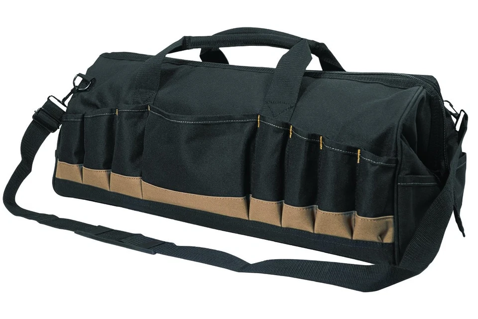 24" Megamouth Tool Tote Bag with 32 Pockets for Storage and Organizationtt - Image 2 of 4