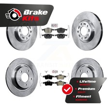 Front Rear Semi-Metallic Pad & Brake Rotors Kit For 2006-2017 Mazda 5 From 02/06