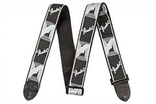 Fender Monogrammed Strap Black/Light Grey/Dark Grey