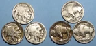 ONE CENT START! 1927 28 37 BUFFALO NICKELES LOT 3 COINS #119-12